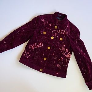 Custom hand painted vintage Jones New York jacket